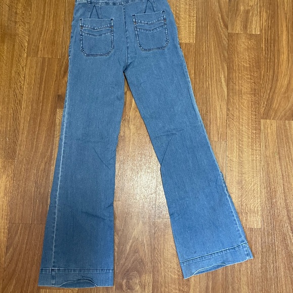 Anthropologie Leifsdottir High Waisted Wide Leg  Stretch Jean - Picture 5 of 7